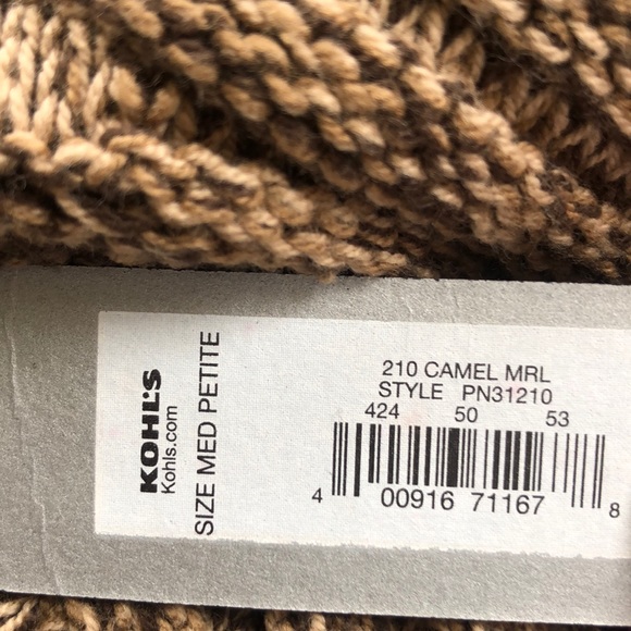 NWT Apt 9 Knit Shrug Top MP (Medium Petite) - Picture 6 of 6